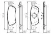 Тормозные колодки дисковые BOSCH 0986424262 (фото 1)