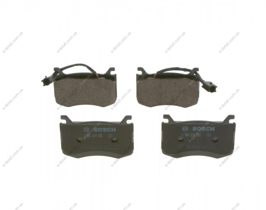 Тормозные колодки дисковые BOSCH 0986424385 (фото 1)