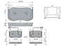 Тормозные колодки дисковые BOSCH 0986424385 (фото 5)