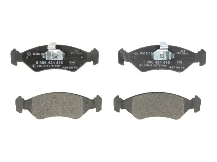 Колодки тормозные BOSCH 0 986 424 416