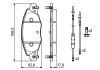 Тормозные колодки, дисковые BOSCH 0 986 424 581 (фото 1)