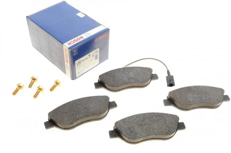 Колодки тормозные (передние) Fiat Stilo/Bravo/Lancia Delta 01-18 BOSCH 0 986 424 595