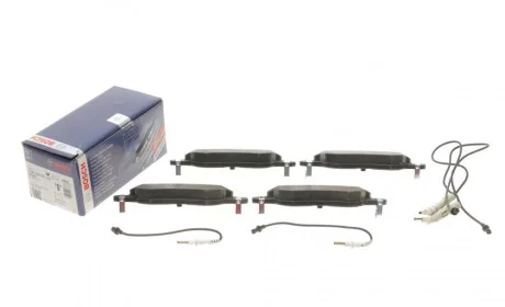 Колодки тормозные (передние) Citroen C5 I/II 01-08 (Bosch) (с датчиком) BOSCH 0986424598