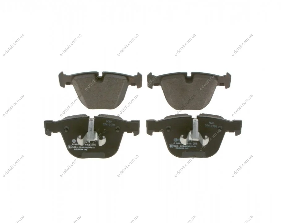 Тормозные колодки, дисковые BOSCH 0986424612 (фото 1)