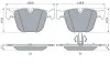 Тормозные колодки, дисковые BOSCH 0986424612 (фото 5)