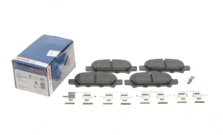 Колодки тормозные (задние) Subaru Impreza/Outback/Forester 95-09 (Sumitomo) BOSCH 0986424650