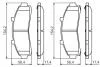 FORD колодки гальмівні передні EXPLORER 4.0 V6 93- BOSCH 0986424656 (фото 5)