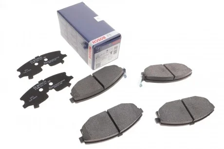 Колодки тормозные (передние) Hyundai Galloper I/Sonata IV 91-03 (Mando) BOSCH 0986424727