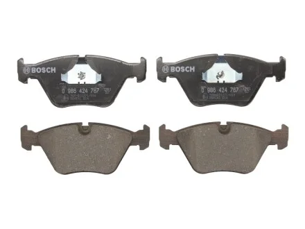 Колодки гальмівні (передні) BMW 3 (E36/E46) 92-06/5 (E34) 87-96/7 (E32) 87-94/Z3 (E36) 97-03 BOSCH 0 986 424 767