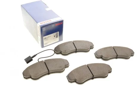 Колодки тормозные (передние) Citroen Jumper/Fiat Ducato/Peugeot Boxer 02- R16 BOSCH 0 986 424 769