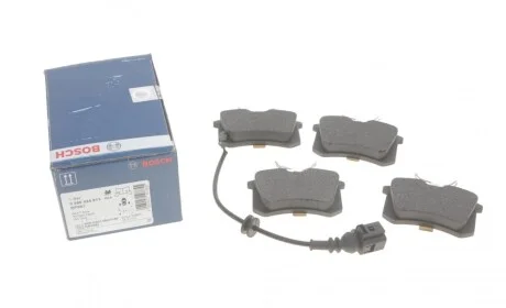 Колодки тормозные (задние) VW Polo 01-/Seat Cordoba/Ibiza 02-09 (+ датчик) BOSCH 0 986 424 813