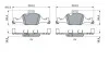 Колодки тормозные (передние) BMW 3 (G20-21/G80-81)/X3-X6 18-/5 (G30/G31/F90)/6 (G32)/7 (G11/G12) 15- BOSCH 0 986 424 849 (фото 7)
