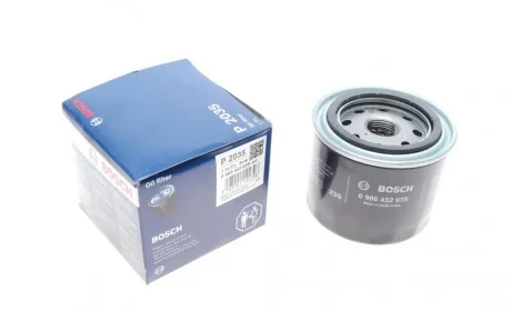 Фильтр масляный Nissan Micra 1.0/1.2 82-92/Pathfinder 3.0 86-95 BOSCH 0 986 452 035