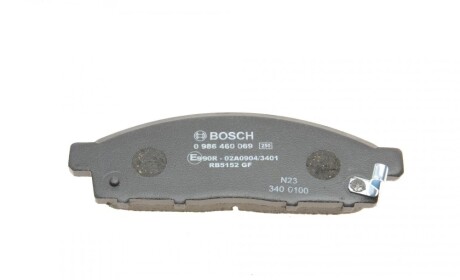 Колодки тормозные дисковые MITSUBISHI L200 "F "15>> BOSCH 0986460069