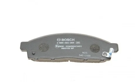 Колодки тормозные (передние) Mitsubishi L200 07-/ Fiat Fullback 16- BOSCH 0986460069