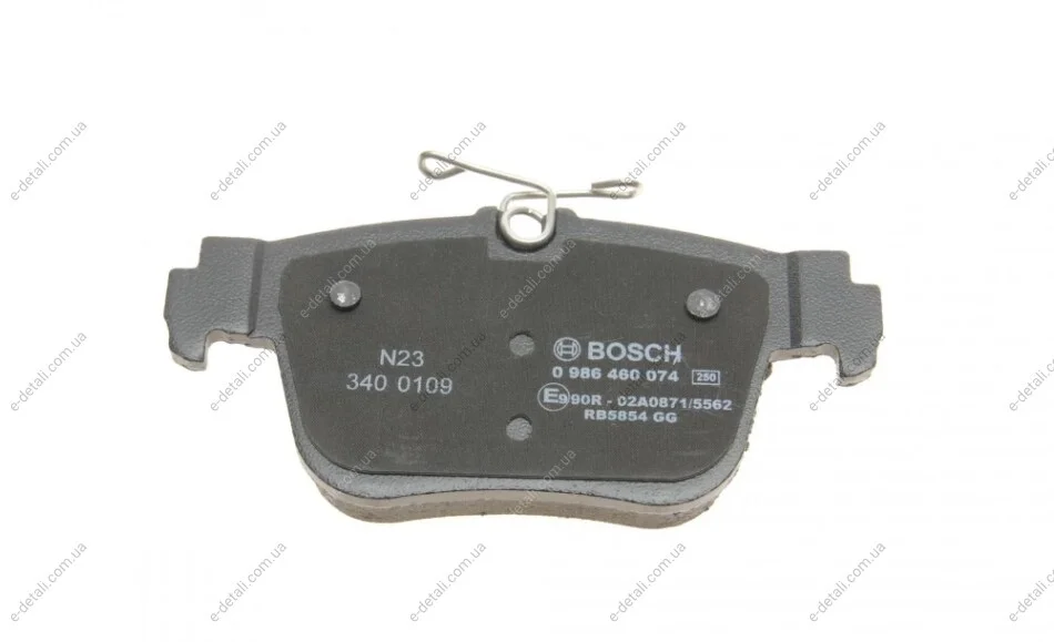 Колодки тормозные (задние) Audi A3/Skoda Octavia/VW Golf VIII 20- (Trw) BOSCH 0 986 460 074 (фото 1)