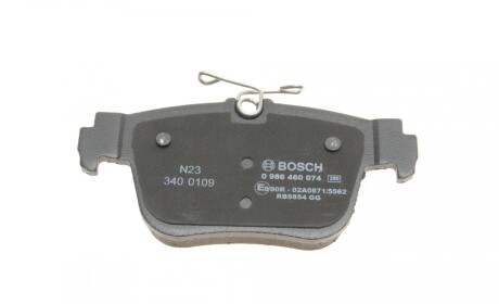 ДИСКОВІ КОЛОДКИ BOSCH 0 986 460 074