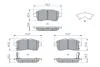 Колодки тормозные дисковые SUZUKI Ignis \'\'F\'\'16>> BOSCH 0986460075 (фото 5)