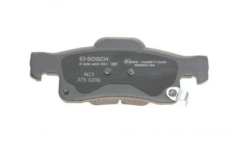 Колодки тормозные (задние) Jeep Grand Cherokee 09-/Dodge Durango 10- BOSCH 0 986 460 081