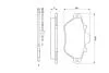 Тормозные колодки дисковые BOSCH 0986460950 (фото 5)