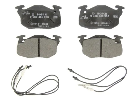 Колодки гальмівні (передні) Peugeot 306 93-02/Citroen AX 88-97/ZX 91-97 BOSCH 0986460983