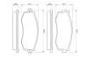 Тормозные колодки дисковые BOSCH 0986461121 (фото 3)