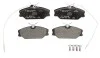 Колодки гальмівні (передні) Renault Laguna I 93-01/Megane I 96-03/Safrane 92-00 (з датчиком) BOSCH 0986461765 (фото 1)