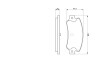 A_Колодки гальмівні дискові ALFA ROMEO 164/FIAT Croma90 -98 BOSCH 0986461770 (фото 5)