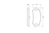 A_Колодки гальмівні дискові ALFA ROMEO 164/FIAT Croma90 -98 BOSCH 0986461770 (фото 5)