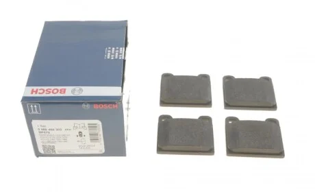 Колодки тормозные (передние) Opel Kadett/Rekord/Audi 100 68-78 BOSCH 0986466302