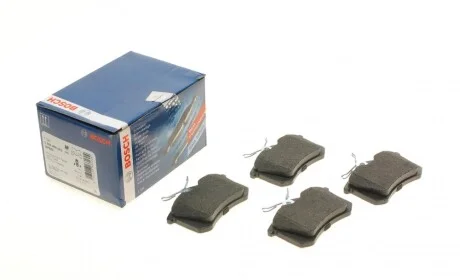 Колодки тормозные (задние) Audi A4/A6/Skoda SuperB 01-09/Renault Clio 05-14/VW Golf/Passat 84-02 BOSCH 0986466683