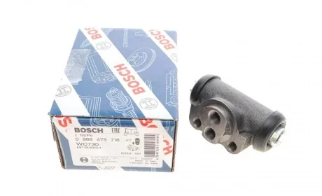 Цилиндр тормозной (задний) Mitsubishi L300 81-06/Pajero 82-06 (d=20.6mm) BOSCH 0 986 475 718