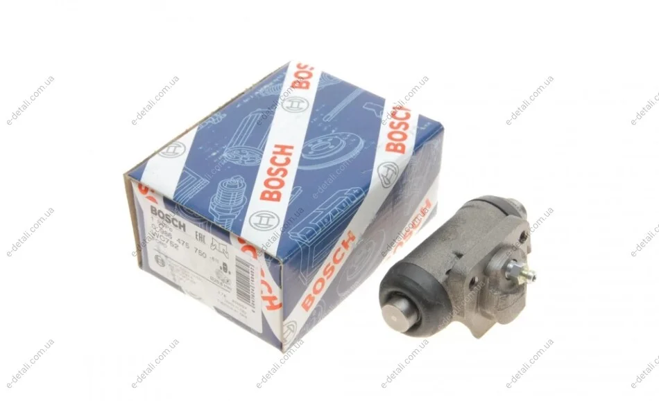 Циліндр гальмівний (задній) Ford Mondeo I/II 93-00 (d=20.6mm) BOSCH 0 986 475 750 (фото 1)