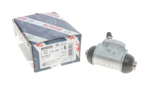 Цилиндр тормозной (задний) Toyota Avensis 97-03 (R) (d=20.64mm) BOSCH 0986475884