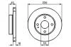Диск гальмівний MAZDA 121/121/Metro/323/MX-5 \'\'F BOSCH 0986478241 (фото 1)