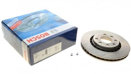 Диск гальмівний (передній) Opel Astra F/Kadett/Vectra 84-/Daewoo Lanos 97- (256x24)(з покр.)(вент.) BOSCH 0 986 478 327