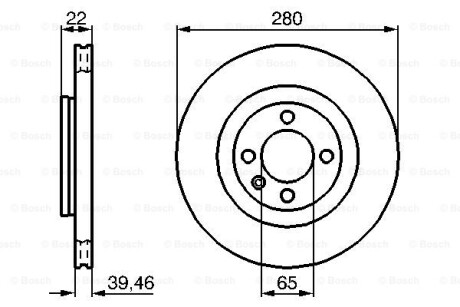 Тормозной диск BOSCH 0986478508