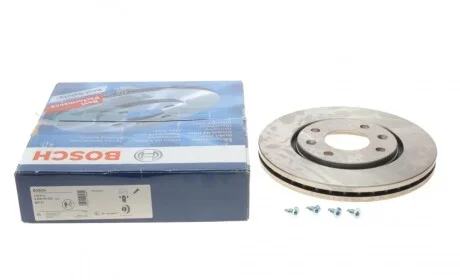 Диск тормозной (передний) Peugeot 406 95-04 (260x24) (вентилируемый) BOSCH 0986478830