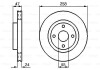 Диск гальмівний передн. MAZDA 323F 1,9 16V/2,0D/TD 93- BOSCH 0986478989 (фото 1)