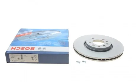 Диск тормозной (передний) Opel Astra G/H/Corsa E/Meriva 00- (308x25) (с покрыьтем) (вентил.) BOSCH 0986479113