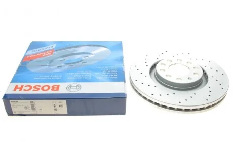 Диск тормозной (передний) Audi A4 04-08 (320x30) (с покрытием) (с отверстиями) (вент.) BOSCH 0 986 479 258