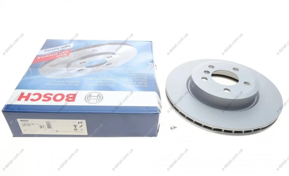 Диск тормозной (передний) BMW X3 (E83) 03-11 (325x25) (вентил.) (с покрытием) BOSCH 0986479348 (фото 1)