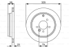 Тормозной диск BOSCH 0986479375 (фото 1)