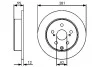 Диск тормозной (задний) Toyota RAV4 05- (281x12) BOSCH 0 986 479 419 (фото 2)