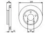 Тормозной диск BOSCH 0986479463 (фото 1)