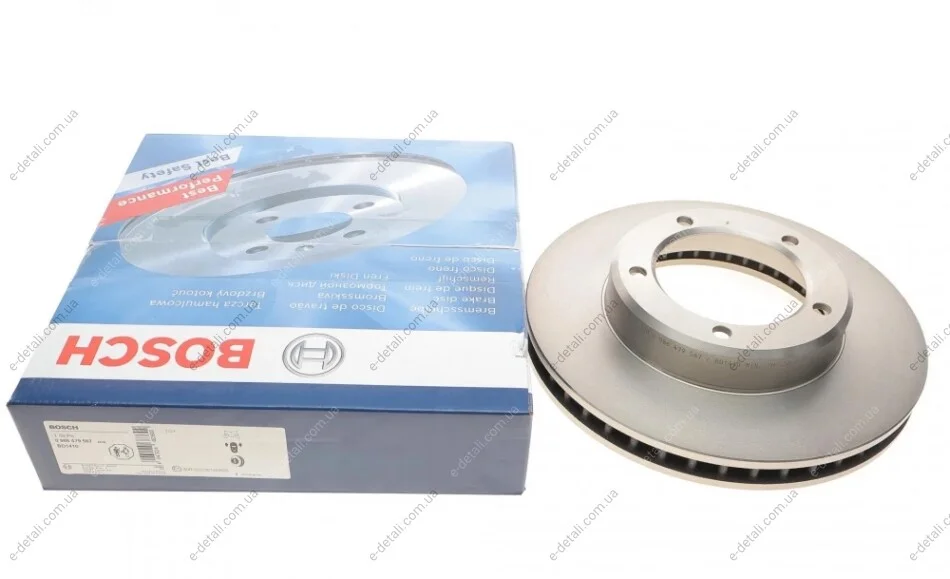 Диск тормозной (передний) Toyota Land Cruiser 100 4.2TD/4.7 98-07 (313x32) (вентилируемый) BOSCH 0 986 479 567 (фото 1)