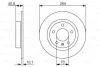 Тормозной диск BOSCH 0986479715 (фото 2)