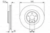 Диск тормозной BOSCH 0986479747 (фото 1)