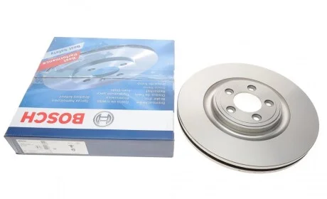 Диск тормозной (передний) Jaguar F-Type/S-Type/XF/XJ/XK 02- (355x32) (с покрытием) (вент.) BOSCH 0 986 479 754