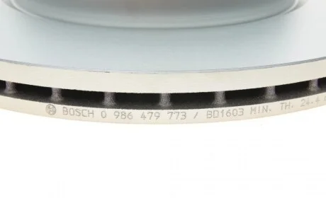 Диск гальмівний (передній) BMW 1 (E81/E87/E88/E82)/3 (E90-E93) 04-13 (338x26) (с покрытием) (вентил.) BOSCH 0 986 479 773